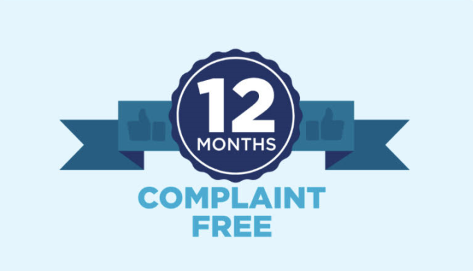 Gym Guyz 12 months complaint free