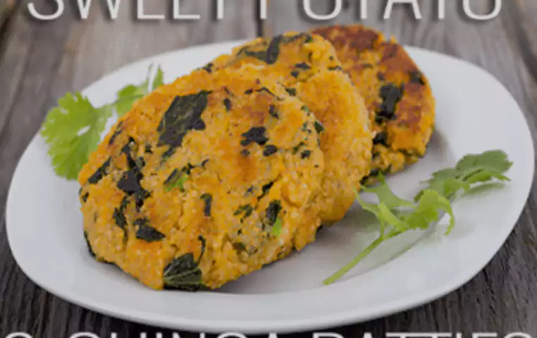 RECIPE OF THE WEEK SWEET POTATO & QUINOA PATTIES